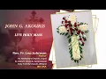 JOHN G AKOURIS Funeral Mass St Anthony Parish Loyal Fr Leo Johnson