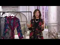 GRAVER Susan Graver Printed Woven Duster on QVC