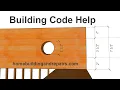 How To Calculate The Largest Holes You Can Drill Through 2x6 or Larger Floor Joist - Plumbing Codes
