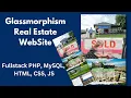 Glassmorphism Real Estate Fullstack Website Demo PHP Mysql HTML CSS JS - Part I