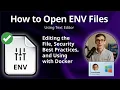 How to Open ENV Files Text Editor