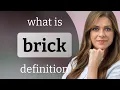 Brick definition of BRICK