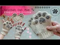 Crochet Cat Paw Fingerless Gloves Crochet Cat Paw Gloves Easy Crochet Gloves