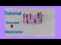 DIY TUTORIAL HOW TO MAKE a ZIG ZAG macrame bracelet with beads macramealex