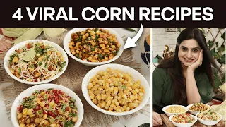 I Made Corn Chaat 4 Different Ways - Which Corn Chaat Is the BEST?