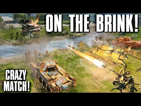 ON THE BRINK! | Company of Heroes 3 - 1v1 CAST