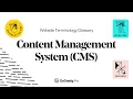 Content Management System CMS Explained Web Pro Glossary - Website Builders Vol 1