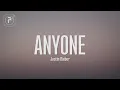 Download Lagu Justin Bieber - Anyone (Lyrics)