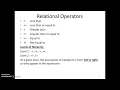 Python Programming 9 Relational and Boolean operators