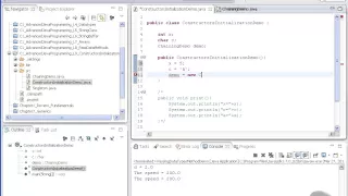 Advanced Java tutorial - Constructors Initialization