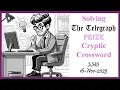 Telegraph Prize Cryptic Crossword Solved Here s the Pattern