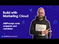 Using AMPscript Variables in Code Snippet Blocks