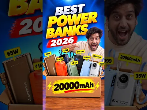 7+ Best 20000mAh Power Banks You Can Buy Right Now! ⚡️ #shorts #tech