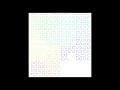 Drawing Process of Hilbert Curve - Python Turtle Project