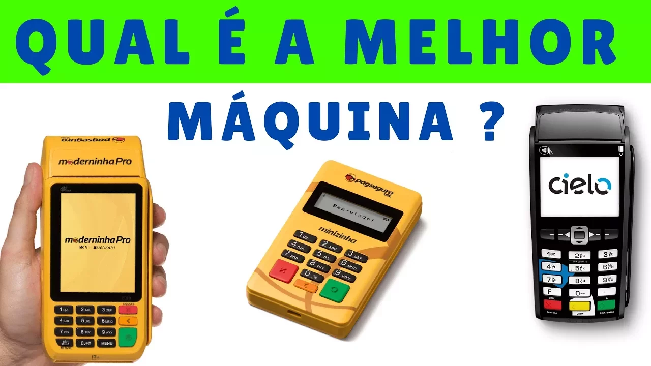 A MELHOR MÁQUINA DE CARTÃO DE CRÉDITO E DÉBITO? QUAL VALE A PENA?
