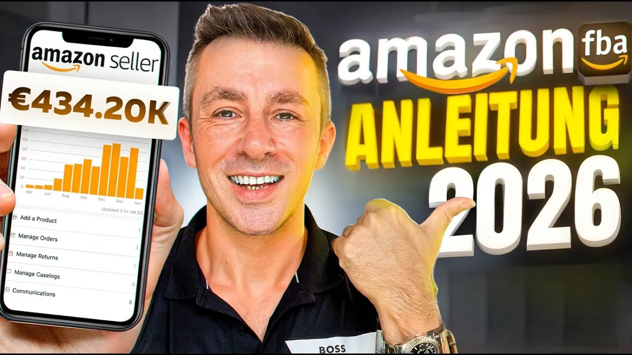 Amazon FBA für Anfänger 2026 | Schritt für Schritt Anleitung