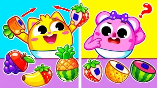 Play Toy Kitchen & Fruits | Vending Machine for Kids | Sharing Is Caring | Nursery Rhyme Toddler Zoo