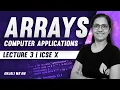 Arrays Lecture 3 ICSE X SELECTION SORT BUBBLE SORT Anjali Ma am