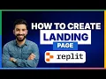 how to create landing page using replit 2026 Full Guide