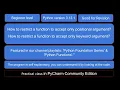 Python Function Parameter Types Positional-Only Keyword-Only and Combination Explained