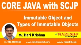 Immutable Object and Types of Immutable Objects Java Tutorial