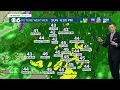 Updated hour-by-hour look at rain in Virginia on Sunday