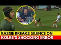 Download Lagu 🚨RASSIE REACTS TO KOLBE’S COSTLY MISTAKE AGAINST ARGENTINA | SPRINGBOKS NEWS
