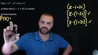 Factorising A Cubic Over C 