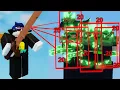 i used KILLAURA Hack against 50 Players Roblox Bedwars