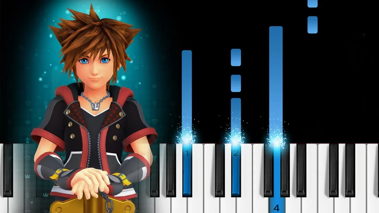 Kingdom Hearts - Dearly Beloved - Piano Tutorial