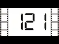 Countdown from 121 to 0 Retro