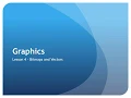Data Representation - Graphics