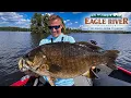 GIANT SMALLMOUTH Fishing Boating and ATVing - Eagle River WI
