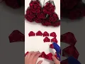 Download Lagu How to make a rose flower with ribbon 🌹🌹। #shorts #trending #diy #crafts #rose #flowers #handmade