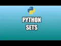 Sets union intersection difference difference - update in sets Python Tutorial for beginners