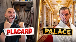 Une nuit dans un Palace VS Une nuit dans un Placard !