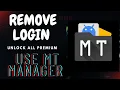 REMOVE LOGIN PAGE UNLOCK PREMIUM COINS ANY APP EXEMPLE 1