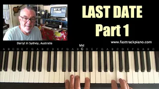 Download Last Date (Floyd Cramer) Part 1 - Piano lesson for beginners MP3