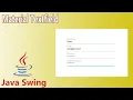 Java Swing - Custom Material TextField and PasswordField