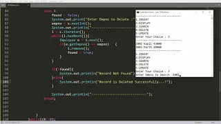 Java Collection - CRUD Operation