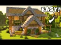 Minecraft Ultimate Starter House 5 Minute Build Tutorial