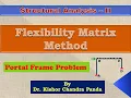 Flexibility Matrix Method Portal Frame Problem