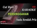 Lagu CUT RANI - PERSINGGAHAN ( NADA PRIA ) || KARAOKE