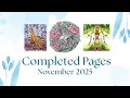 Completed Coloring Pages for November 2025 Adult Coloring Finished Coloring Pages