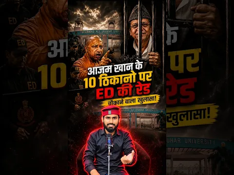 Azam Khan Ki Mushkilein Aur Badh Gayi! ED Ne Jauhar University Par Maari Raid 😳 #AzamKhan