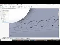 Solidworks Emboss or Deboss Logo or texture from Illustrator through Solidworks