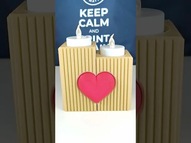 Heart Tea Light Holder, Mom & Dad Gift video thumbnail