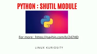 Day 2 SHUTIL MODULE