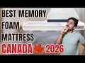 Best Memory Foam Mattress Canada 2026 Which Foam Mattress is Right for You