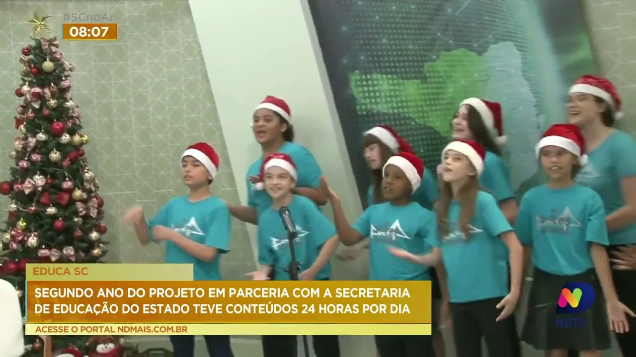 Segundo ano do projeto 'Educa SC' teve conteúdos 24 horas por dia